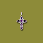 Cruz de Amatista en Plata