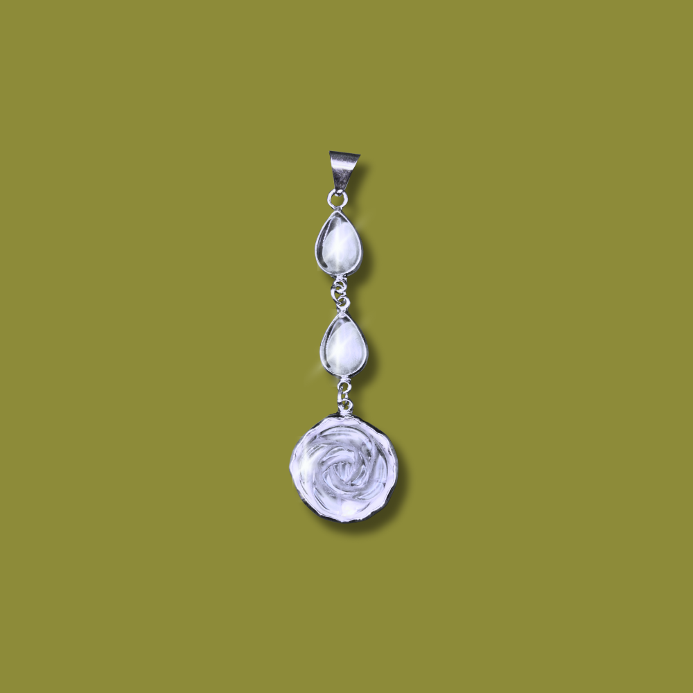 SACRED ROSE Cuarzo cristal de roca