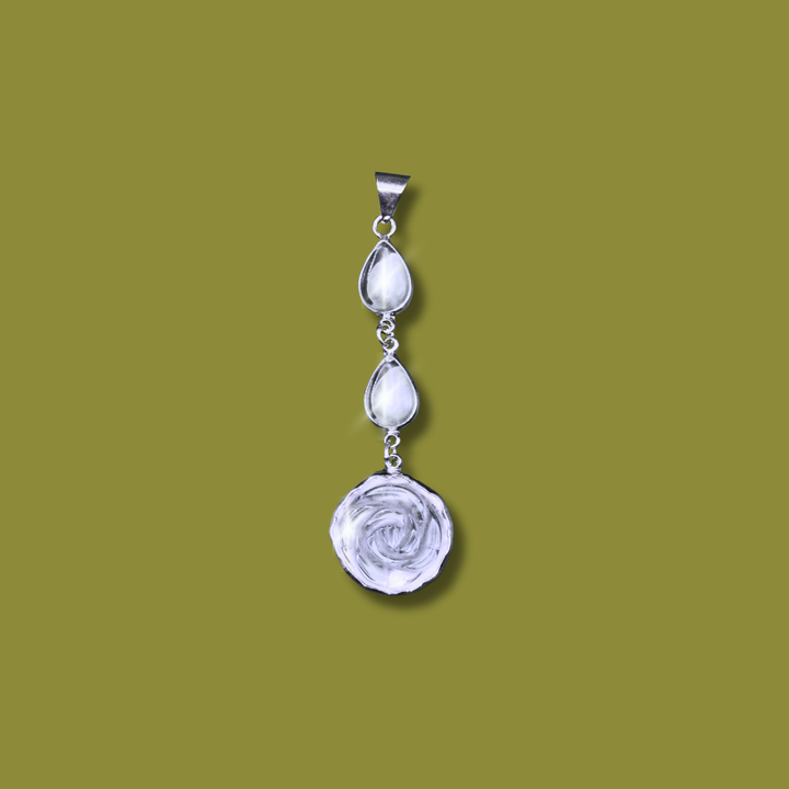 SACRED ROSE Cuarzo cristal de roca
