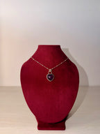 Corazón de Amatista en Plata