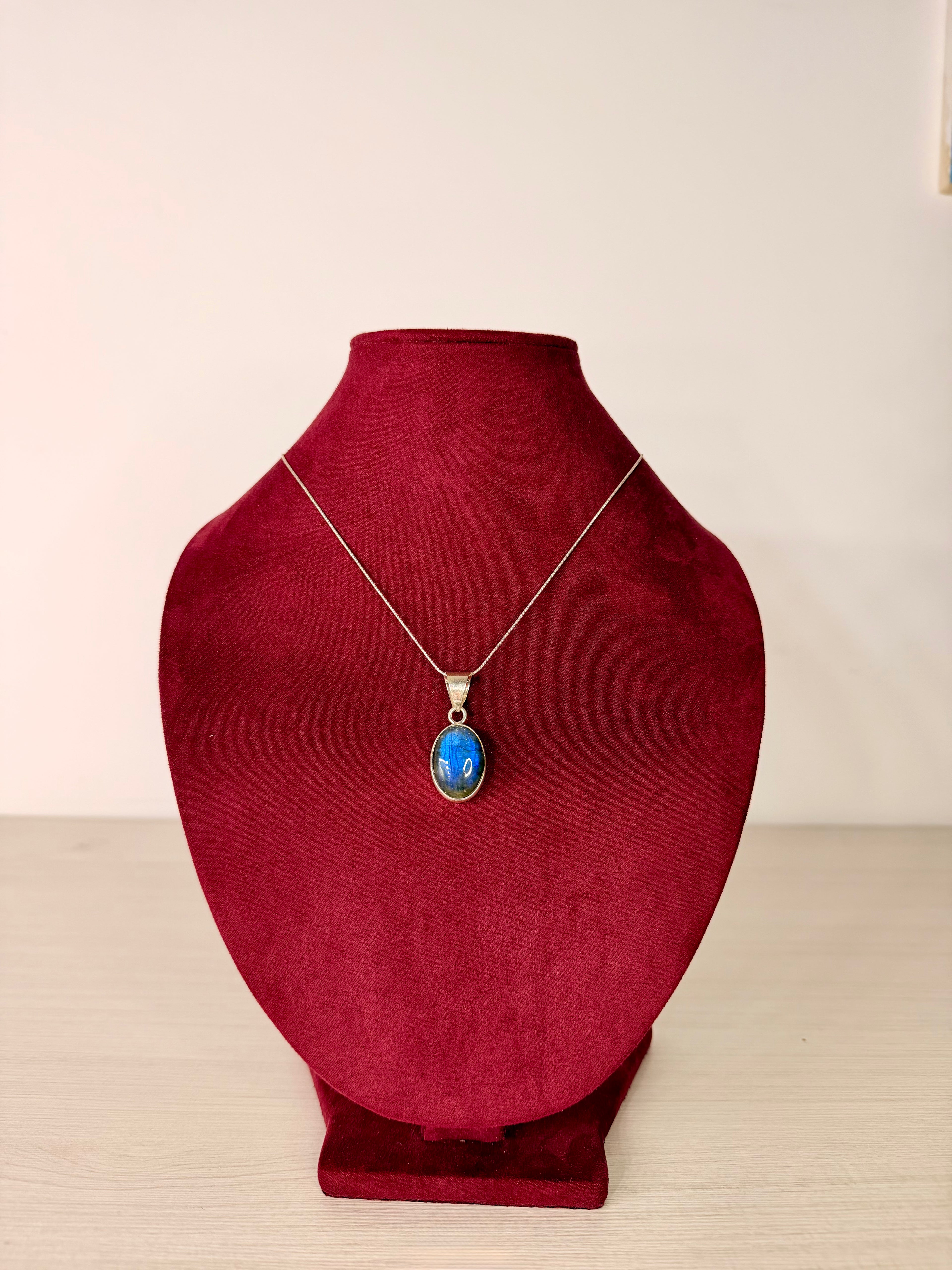 Labradorita · Plata 925 · Pieza única