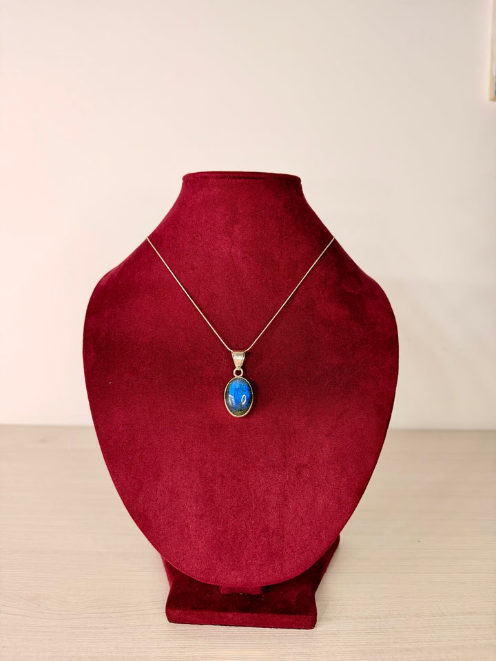Labradorita · Plata 925 · Pieza única